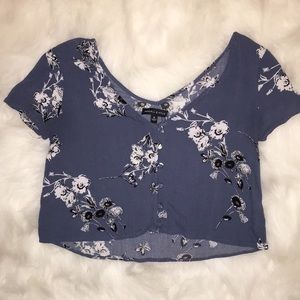 Floral crop top